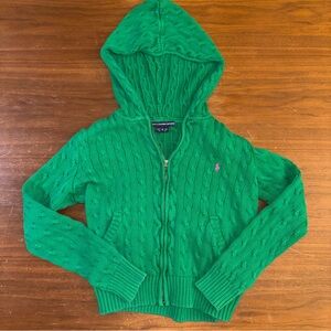 Ralph Lauren Sport Emerald Knit Hoodie